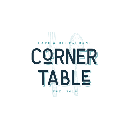 Cafe brand with the title 'Logo design for a cafe & restaurant'