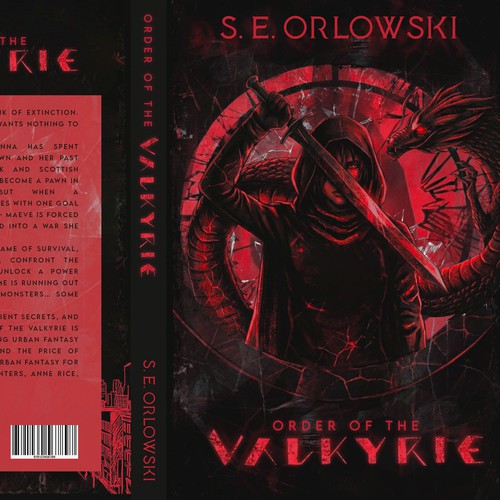 Urban fantasy book cover with the title 'Urban Vampire Book Cover'