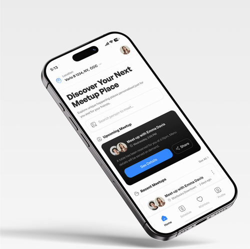 Mobility design with the title 'App Design '