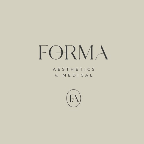 Aesthetic design with the title 'FORMA — Aesthetics & Medical'