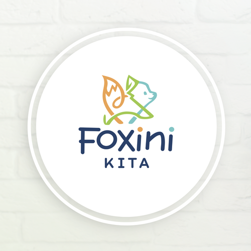 Fox brand with the title 'Childcare Center Foxini'