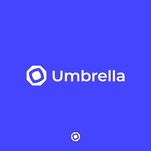 Umbrella logo with the title 'Modern and Clean Logo Design for Umbrella Networks'