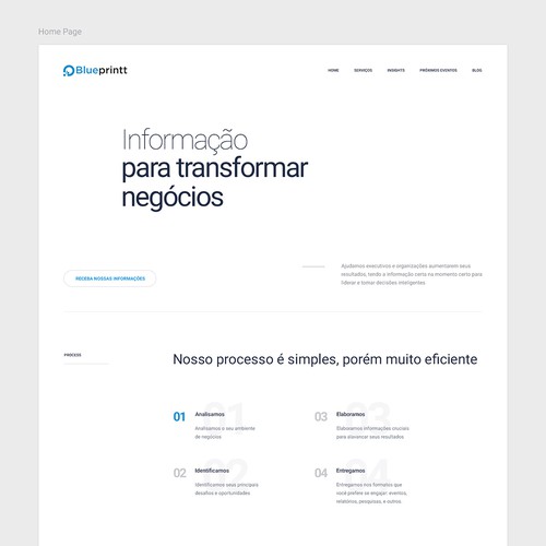 B2B website with the title 'B2B Business Information Firm'