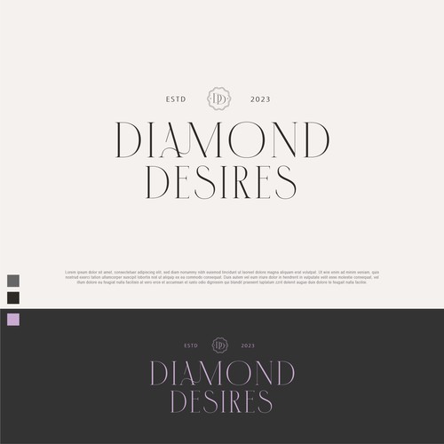 Serif logo with the title 'Typography Logo Design'