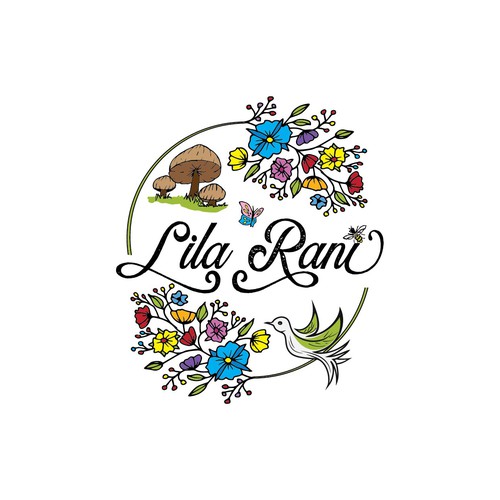 Dove logo with the title 'Lila Rani'