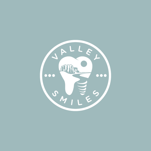 Desert logo with the title 'Valley Smiles'