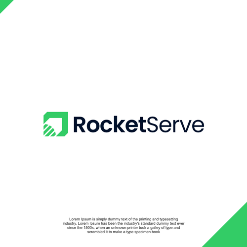 Server logo with the title 'RocketServe'