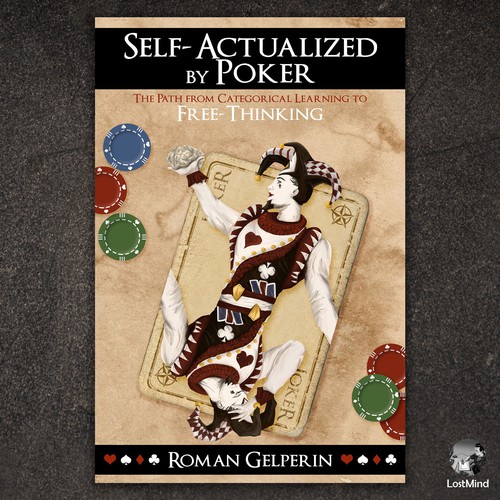 Joker design with the title 'Self-Actualized by Poker'