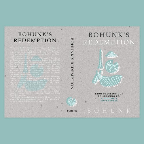 Minimal book cover with the title 'Book cover design'