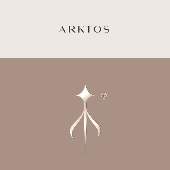 Exploration logo with the title 'Logo design for ARKTOS -luxury sailing charter '