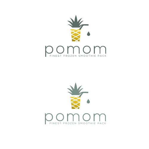 Pineapple logo with the title 'Logo for juice bar'