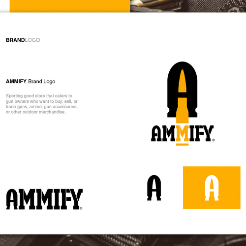 Military design with the title 'Logo design for AMMIFY'