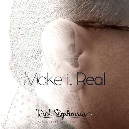 Man artwork with the title 'Make it Real'