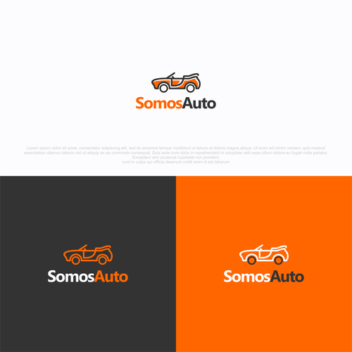 Car brand with the title 'logo design'