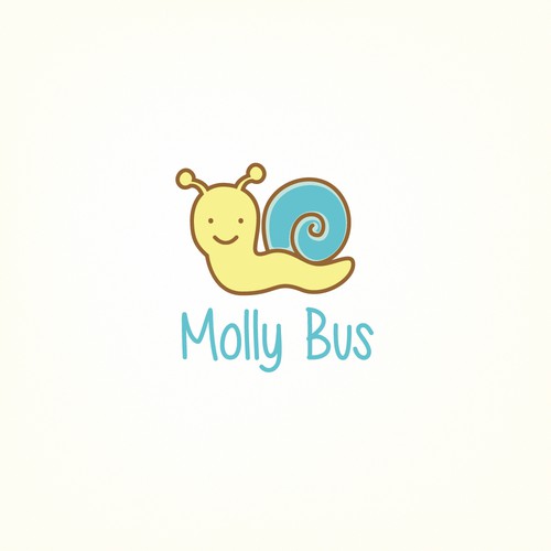 Baby brand with the title 'Molly bus needs a playful and romantic logo'