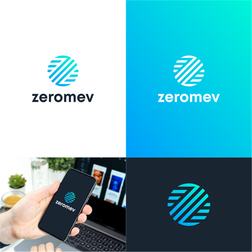 Zero design with the title 'Cryptocurrency Logo '