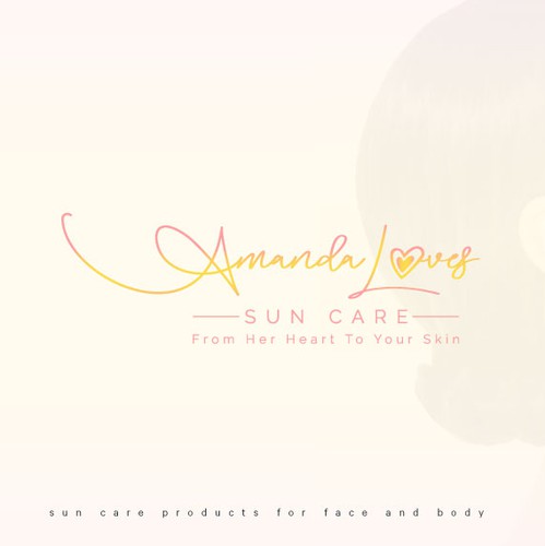 Signature design with the title 'Logo design and brand identity for start up skin care product'