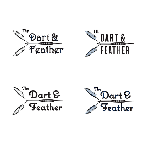 Dart logo with the title '"The Dart and Feather"'