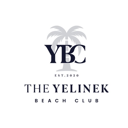 Beach logo with the title 'Beach Club logo'