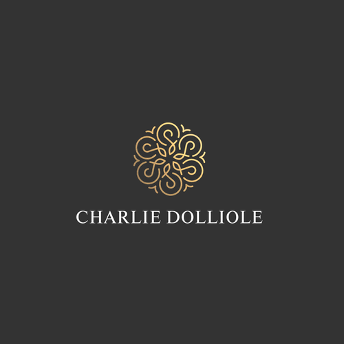 Pattern logo with the title 'Charlie Dolliole'