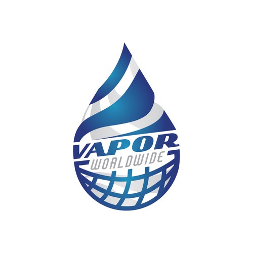 Vape logo with the title 'Clean logo concept for vape company'