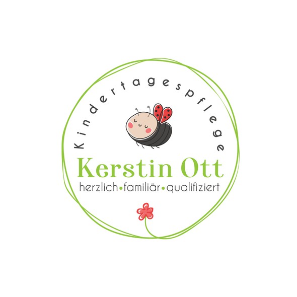 Ladybug design with the title ' Kindergarten'