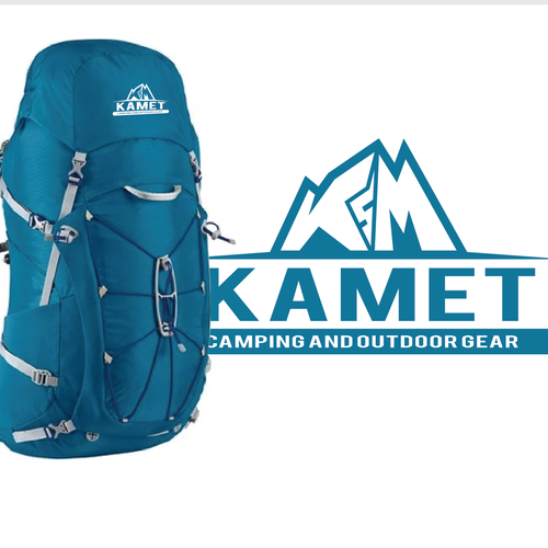 Sports apparel logo with the title 'Kamet'