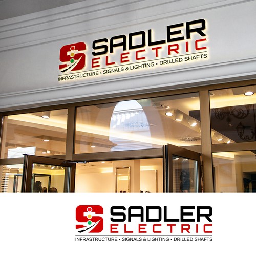 Electrical brand with the title 'Brand logo design.'