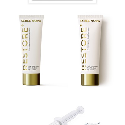 3D rendering for a teeth whitening gel