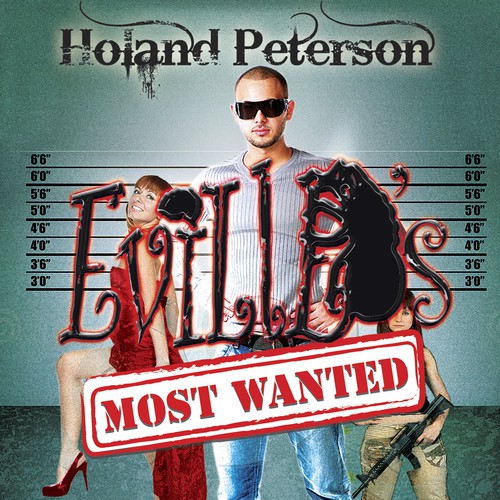 Comedy book cover with the title 'Holand Peterson, Author needs a new book or magazine cover'