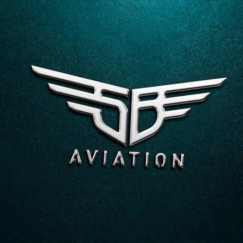 飞机设计与标题“复杂的航空标志设计”