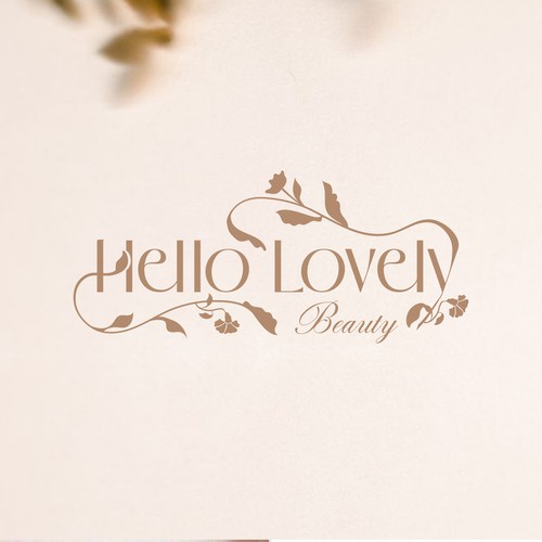 Cosmetics logo with the title 'Logo Deign | Cosmetic Care Brand'