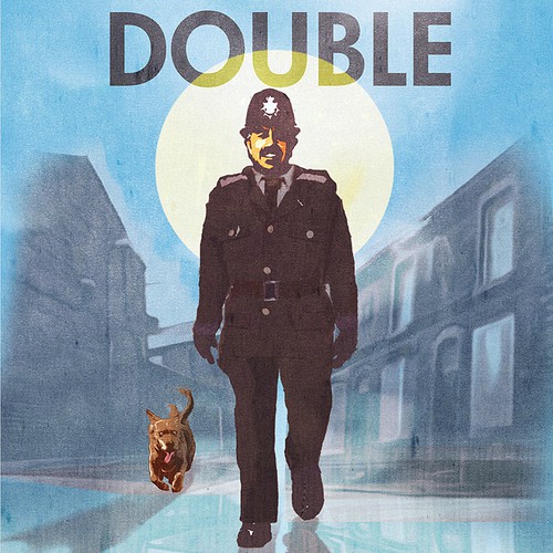 Dog book cover with the title 'Crime novel'