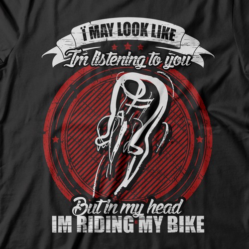 Bike t-shirt with the title 'sports'