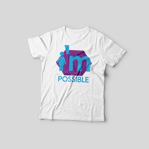 Feminine t-shirt with the title 'T-shirt design'