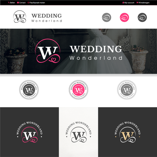 Dress design with the title 'Wedding Company'