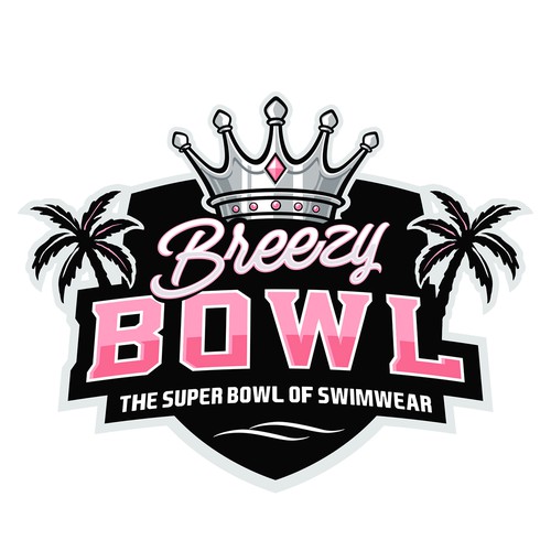 Bowl design with the title 'Breezy Bowl Logo'