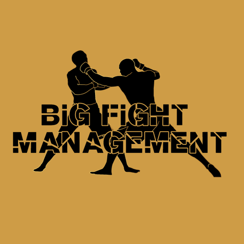 Fight logo with the title 'New logo for a MMA Fighters Agency!'
