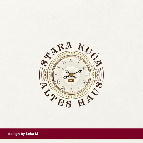 Wall design with the title 'Altes Haus'