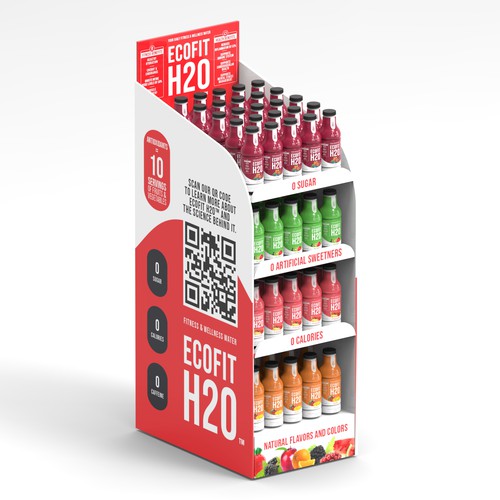 3-dimensional design with the title '3D rendering and design for POS Display'