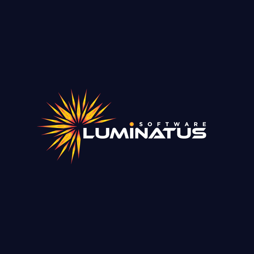 Solution logo with the title 'Innovation logo for a tech company the name LUMINATUS'