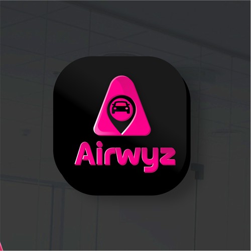 GPS logo with the title 'GPS auto tracking company logo design'