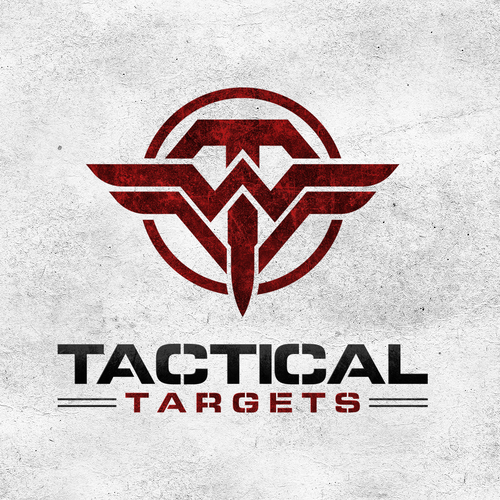 Military design with the title 'Logo design for Tactical Targets'