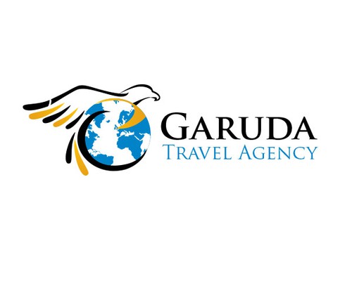 World brand with the title 'Garuda Travel Agency'