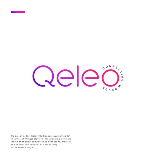Solution logo with the title 'Qeleo (connecting worlds)'