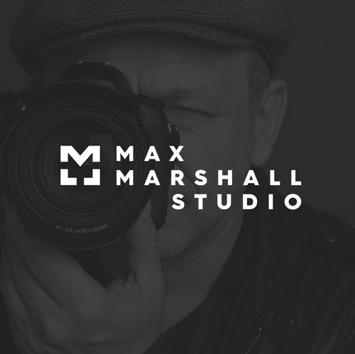 Modern design with the title 'Timeless Identity for portrait and fashion photographer'