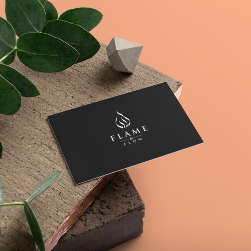 Flow logo with the title 'Luxurious logo for oak framed kitchens/bars'