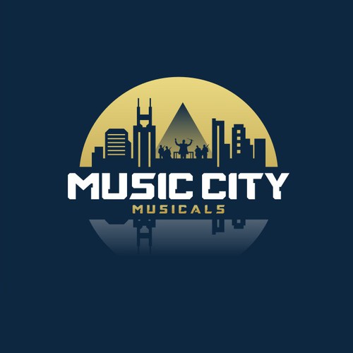 Concert logo with the title 'Music concert '