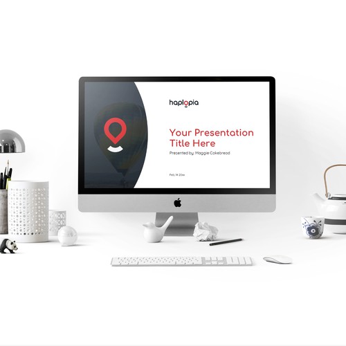 Travel agency design with the title 'Travel Brand Presentation design'