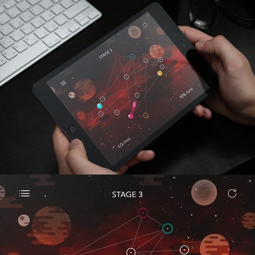 Android design with the title 'Game concept'